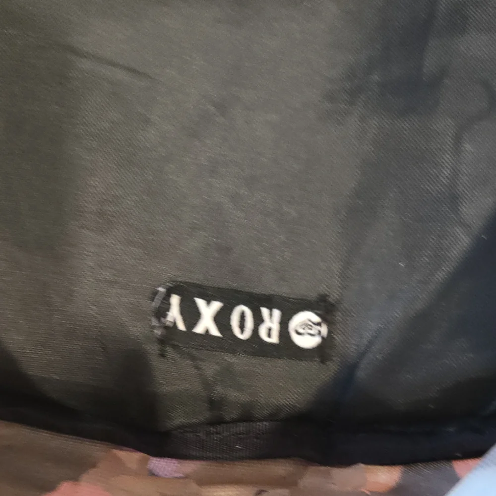 Roxy‎ Kids' Black and Pink Patterned Backpack